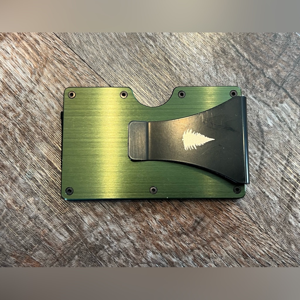 Aluminum Wallet Forest Green